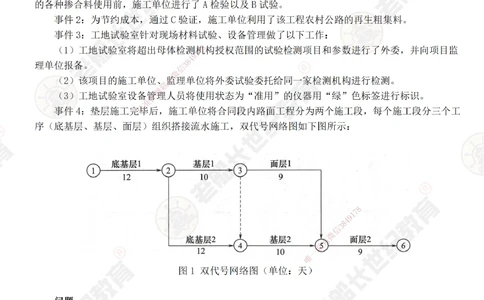 00--题目（合订版）_2026年一级建造师_2026年一建公路_2025年一建公路SVIP_04-冲刺串讲✿考点强化✿小灶集训_40-公路《案例专项班》老船长JQ推荐_讲义