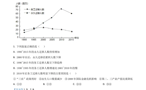 2021年高考地理试卷（湖南）（解析卷）_历年高考真题合集_地理历年高考真题_新&middot;Word版2008-2025&middot;高考地理真题_地理（按省份分类）2008-2025_2008-2025&middot;（湖南）地理高考真题