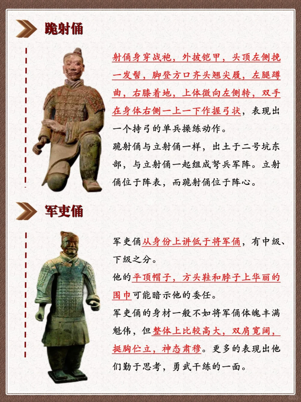 知识科普｜关于兵马俑你知道有几类_中小学精品资料(高清可打印)_百科知识大全集312份高清资料整理版