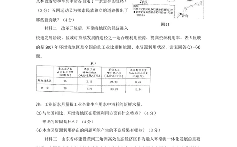 2009年高考历史试卷（山东）（空白卷）_历史历年高考真题_新&middot;Word版2008-2025&middot;高考历史真题_历史（按年份分类）2008-2025_2009&middot;历史高考真题