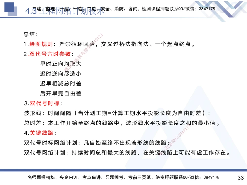 04.2025黄雨诗-核心考点速记-管理4_2026年一级建造师_2026年一建管理_2025年一建管理SVIP_02-基础精讲✿高端面授✿深度强化_33-管理《核心考点速记》黄雨诗HX_讲义