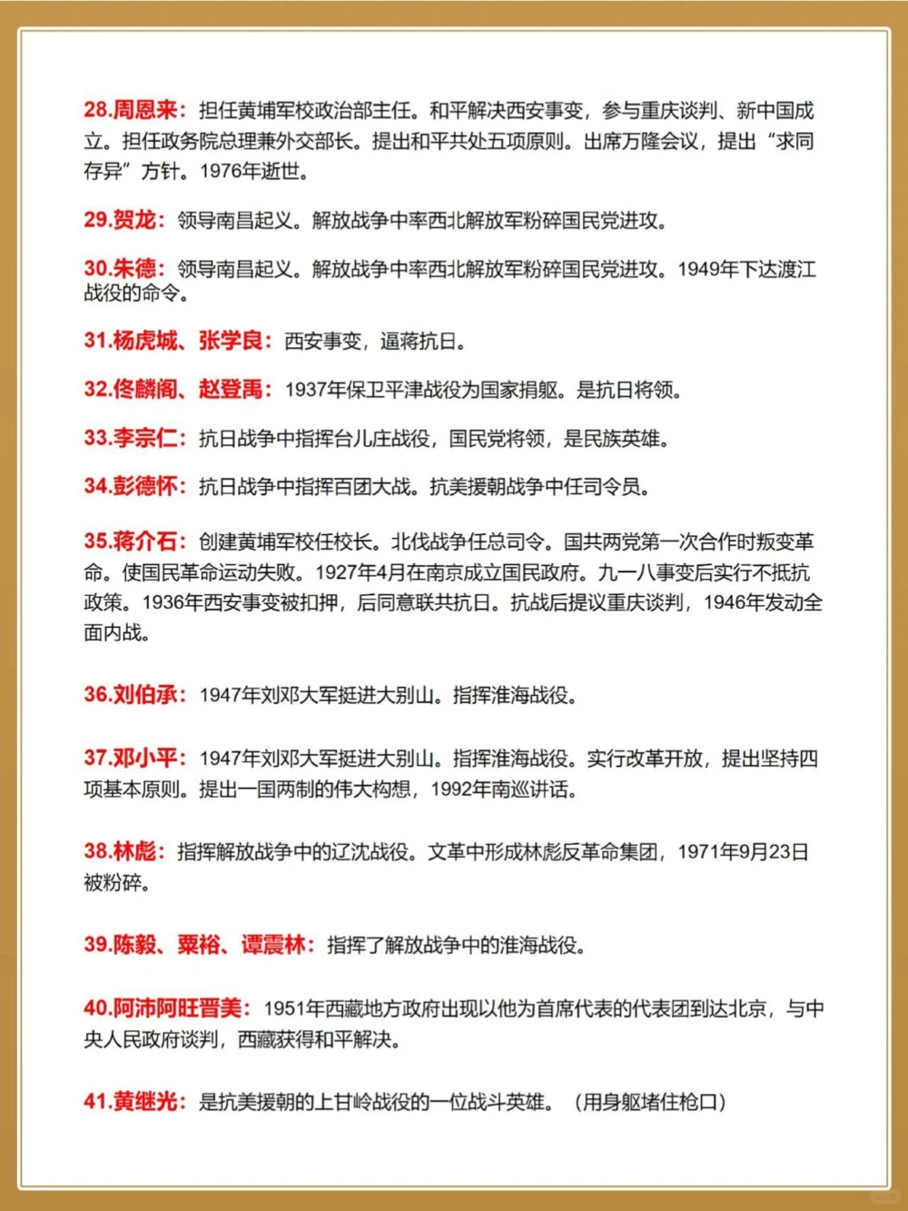 轻松上100，初中历史重要人物知识点汇_中小学精品资料(高清可打印)_初中大全集高清资料整理版