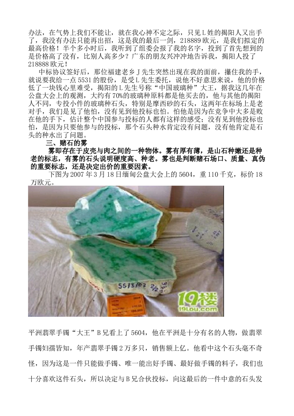 H.潘的赌石实战心得_X018-玉石珠宝鉴定教程最新合集_8、玉石翡翠鉴定与投资电子资料_赌石专题