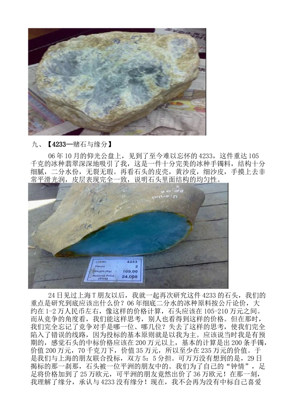 H.潘的赌石实战心得_X018-玉石珠宝鉴定教程最新合集_8、玉石翡翠鉴定与投资电子资料_赌石专题