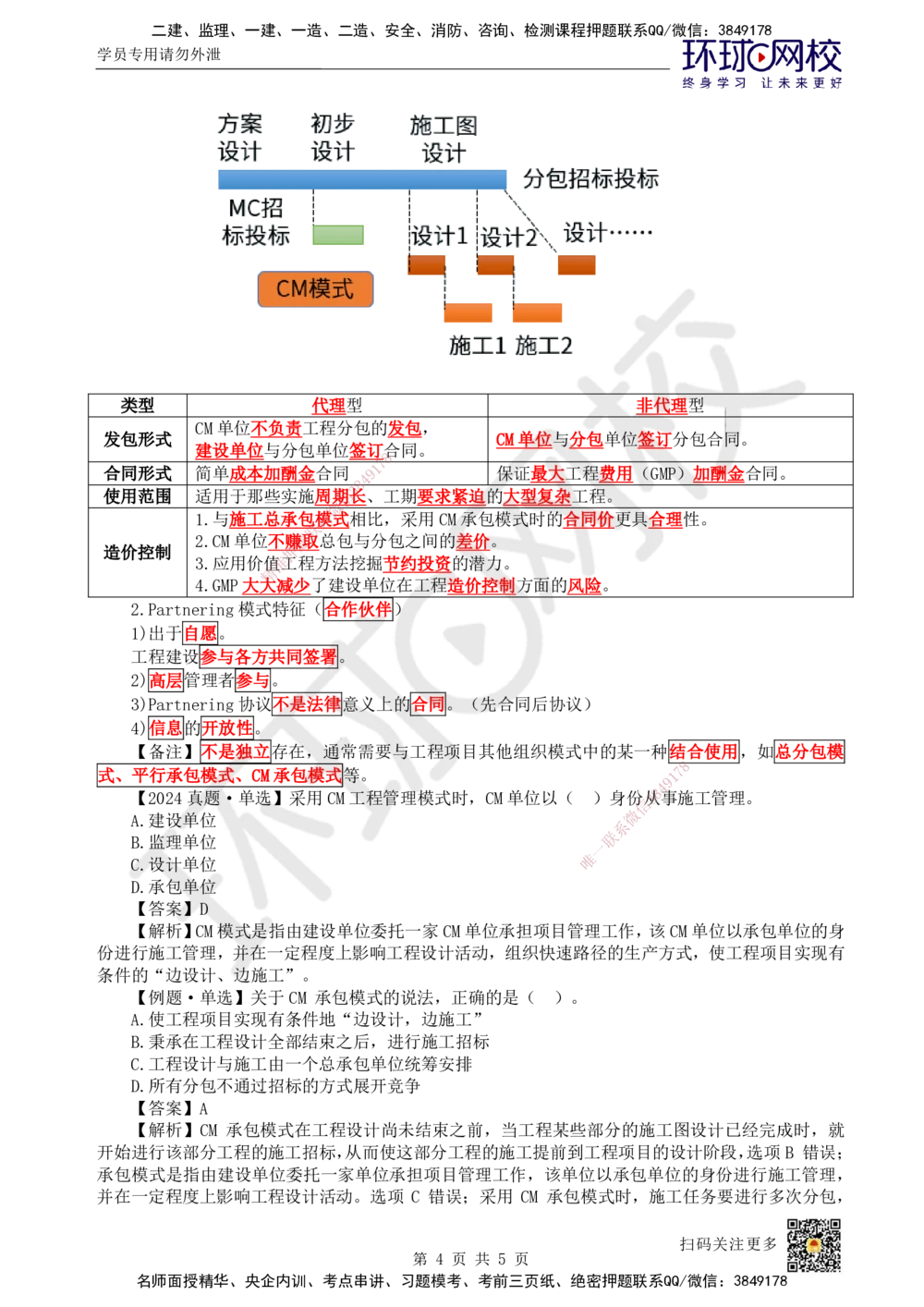 04.第4讲-11工程项目投资管理与实施4_2026年一级建造师_2026年一建管理_2025年一建管理SVIP_02-基础精讲✿高端面授✿深度强化_25-管理《考点精讲班》张君、郑春秋HQ_郑春秋_讲义