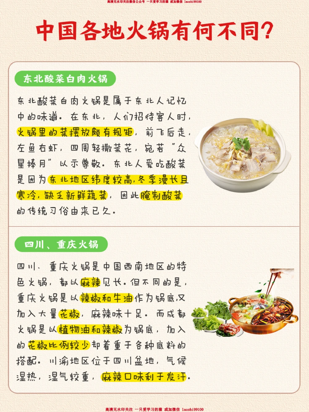 趣味地理-我国各地的火锅的不同_2025抖音最火小学全科全年级资料大全集超完整版_小学常识VIP资源禁止外传