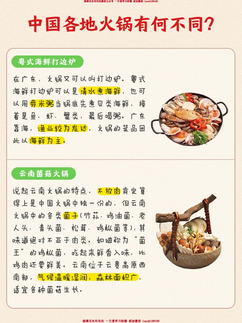 趣味地理-我国各地的火锅的不同_2025抖音最火小学全科全年级资料大全集超完整版_小学常识VIP资源禁止外传