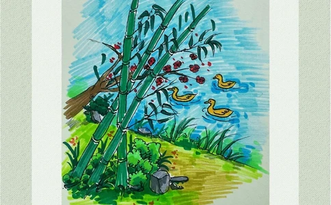 看画猜诗一首题画诗_中小学精品资料(高清可打印)_古诗词大全集281份高清资料整理版