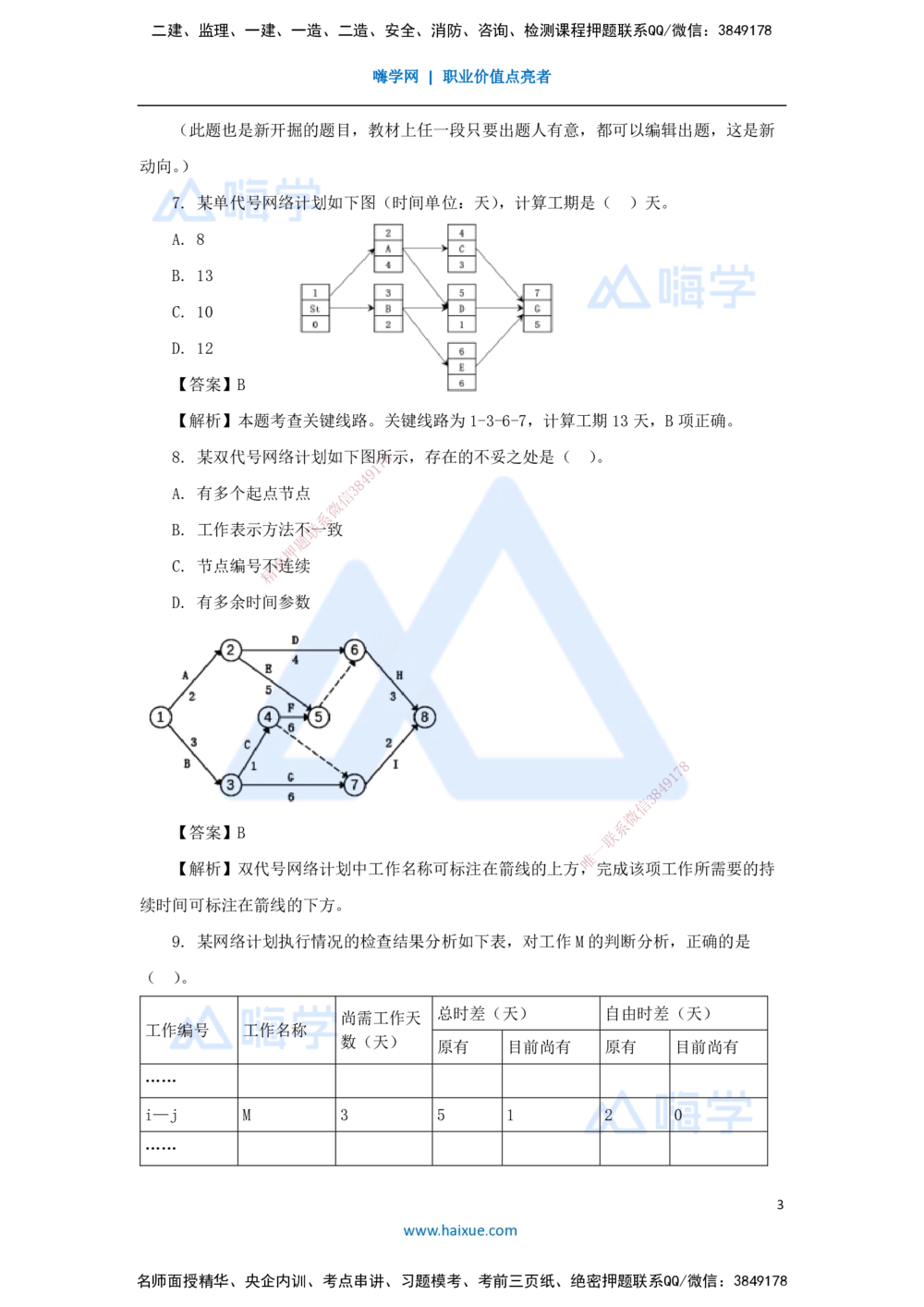 09.2025肖国祥-五年真题解析-2021年真题-选择题（第三章）_2026年一级建造师_2026年一建管理_2025年一建管理SVIP_03-习题精析✿实战特训✿模考通关_02-管理《五年真题解析》王晓丹HX