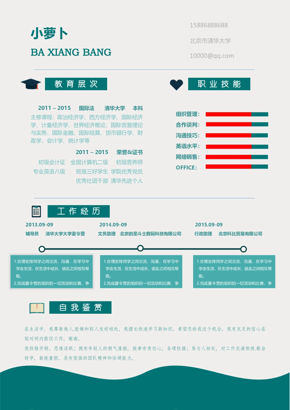 83_26考研复试_10考研复试资料25_2025考研复试简历124款_106单页简历模板