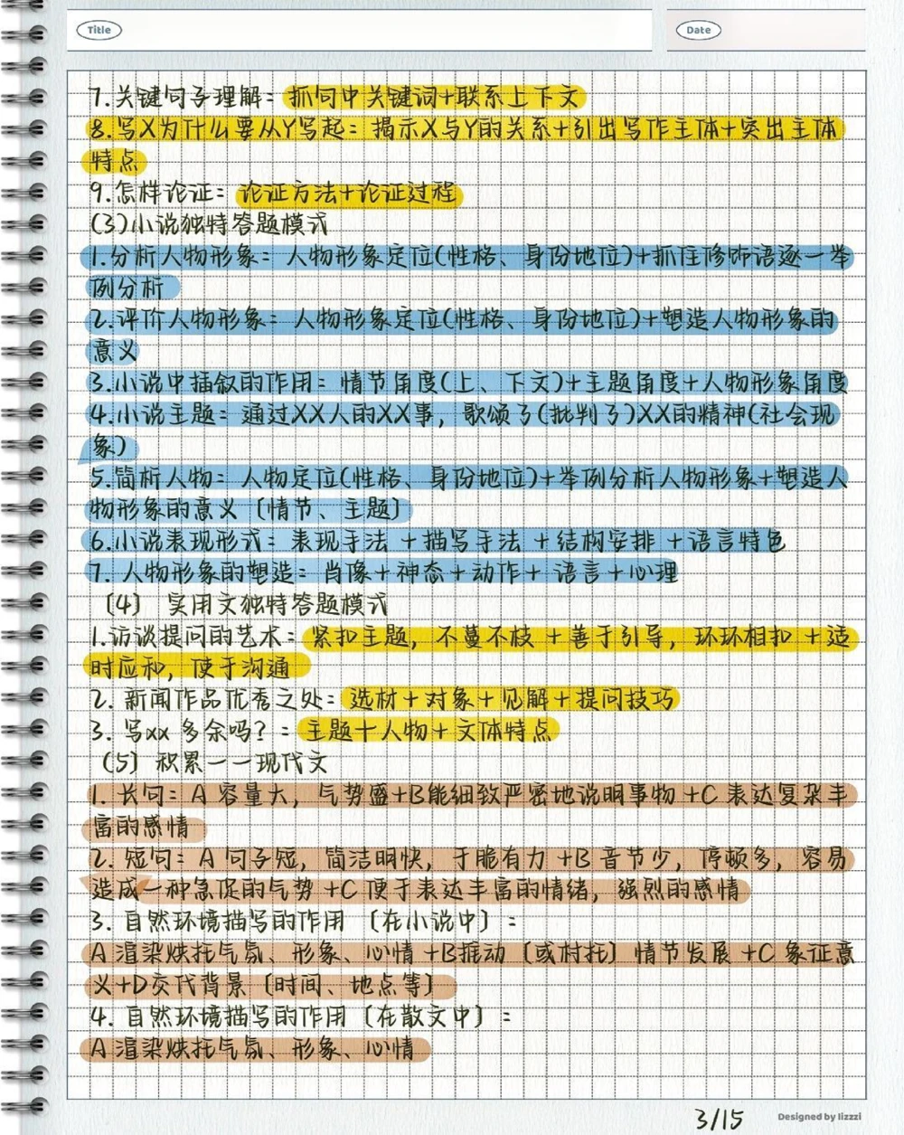 高中语文阅读理解答题模板！课本上没有但考试用得到，知识只要记下来就是你的了#语文#每天学习一点点#图文伙伴计划_中小学精品资料(高清可打印)_初中大全集高清资料整理版