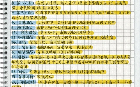 高中语文阅读理解答题模板！课本上没有但考试用得到，知识只要记下来就是你的了#语文#每天学习一点点#图文伙伴计划_中小学精品资料(高清可打印)_初中大全集高清资料整理版