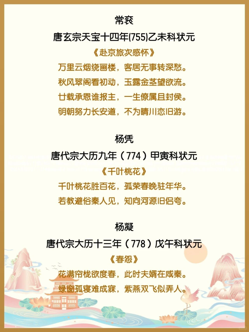 状元来啦古代状元诗词大赏_中小学精品资料(高清可打印)_古诗词大全集281份高清资料整理版