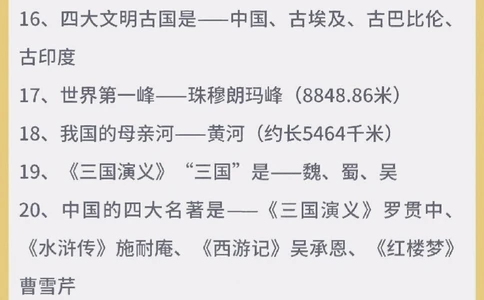 百科知识大全，提高孩子视野_中小学精品资料(高清可打印)_百科知识大全集312份高清资料整理版