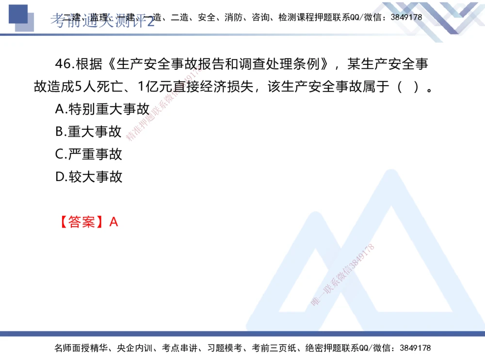 02.2025张峰-考前通关测评-法规2_2026年一建法规_2025年一建法规SVIP_04-冲刺串讲✿考点强化✿小灶集训_36-法规《考前通关测评》张峰HX_讲义