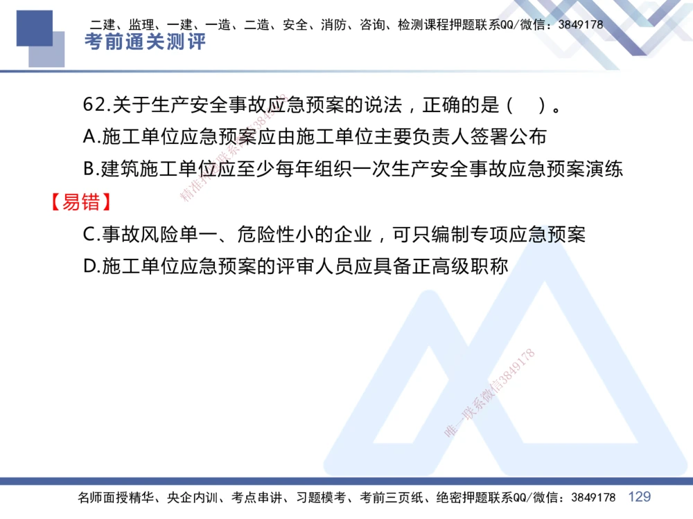 01.2025王晓丹-考前通关测评-管理1_2026年一级建造师_2026年一建管理_2025年一建管理SVIP_04-冲刺串讲✿考点强化✿小灶集训_40-管理《考前通关测评》王晓丹HX_讲义