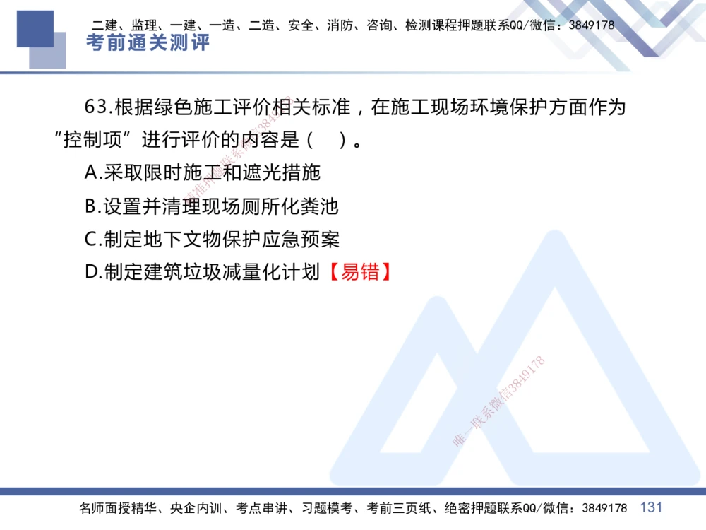 01.2025王晓丹-考前通关测评-管理1_2026年一级建造师_2026年一建管理_2025年一建管理SVIP_04-冲刺串讲✿考点强化✿小灶集训_40-管理《考前通关测评》王晓丹HX_讲义