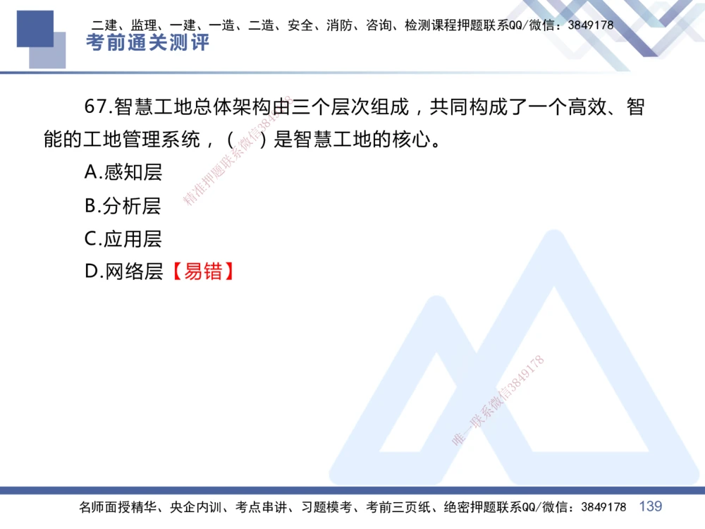 01.2025王晓丹-考前通关测评-管理1_2026年一级建造师_2026年一建管理_2025年一建管理SVIP_04-冲刺串讲✿考点强化✿小灶集训_40-管理《考前通关测评》王晓丹HX_讲义