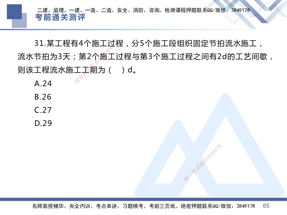 01.2025王晓丹-考前通关测评-管理1_2026年一级建造师_2026年一建管理_2025年一建管理SVIP_04-冲刺串讲✿考点强化✿小灶集训_40-管理《考前通关测评》王晓丹HX_讲义