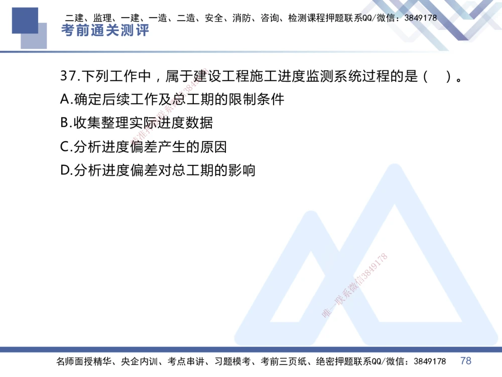 01.2025王晓丹-考前通关测评-管理1_2026年一级建造师_2026年一建管理_2025年一建管理SVIP_04-冲刺串讲✿考点强化✿小灶集训_40-管理《考前通关测评》王晓丹HX_讲义