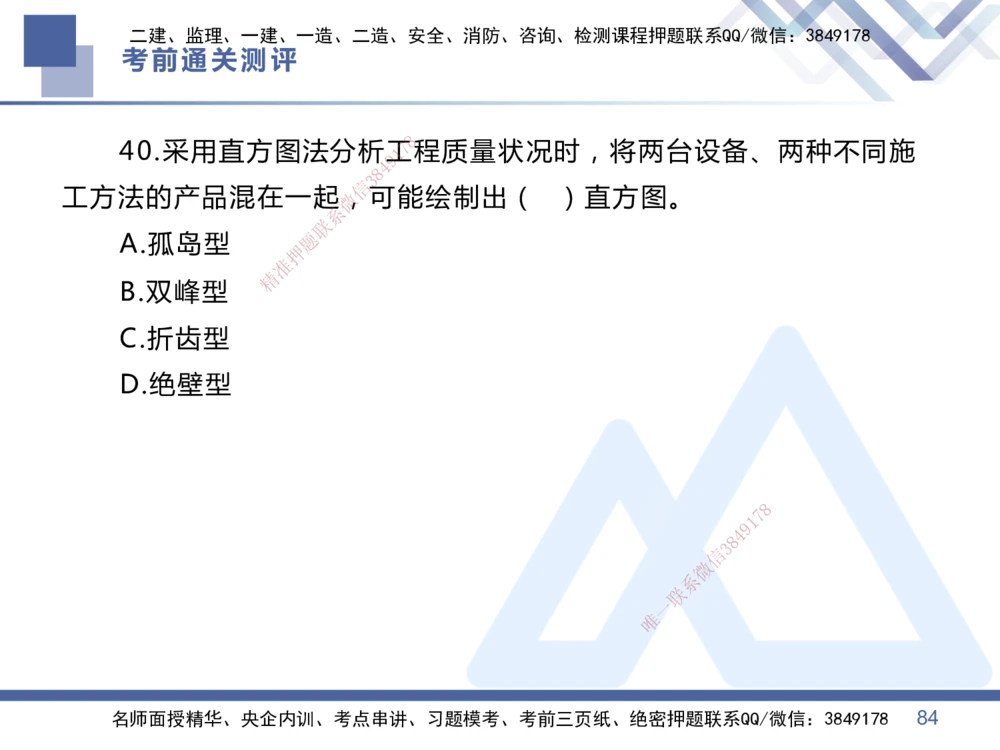 01.2025王晓丹-考前通关测评-管理1_2026年一级建造师_2026年一建管理_2025年一建管理SVIP_04-冲刺串讲✿考点强化✿小灶集训_40-管理《考前通关测评》王晓丹HX_讲义