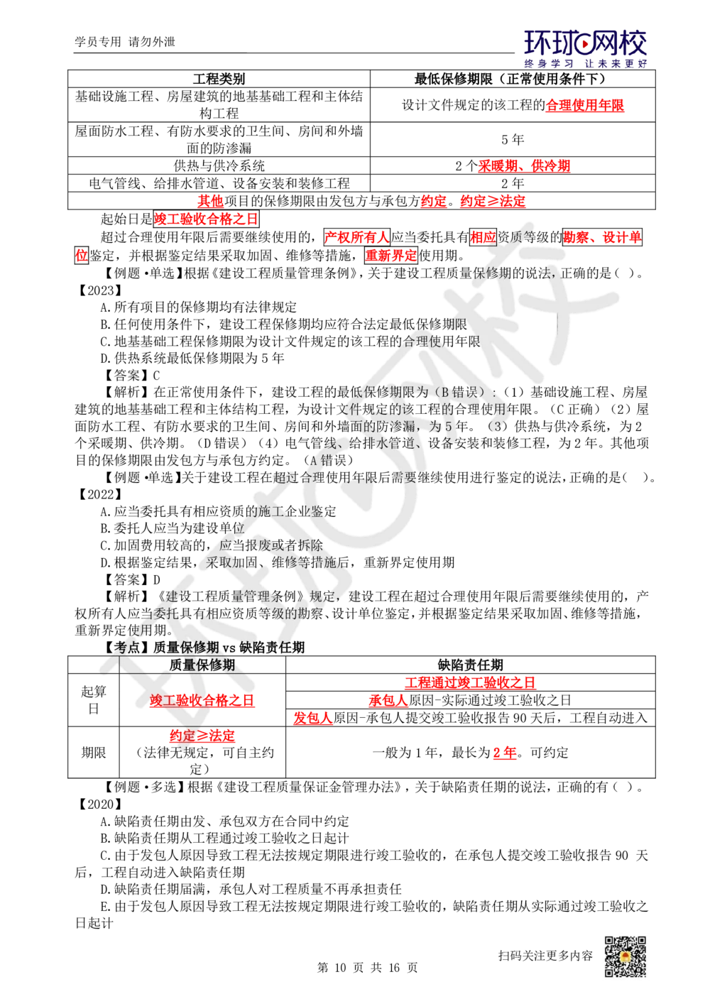 03.2025环球网校一级建造师《建设工程法规及相关知识》考前专项突破-易混类比考点专题3_2026年一建法规_2025年一建法规SVIP_04-冲刺串讲✿考点强化✿小灶集训