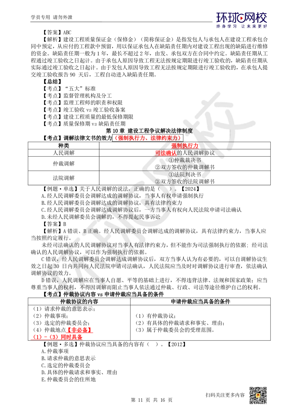 03.2025环球网校一级建造师《建设工程法规及相关知识》考前专项突破-易混类比考点专题3_2026年一建法规_2025年一建法规SVIP_04-冲刺串讲✿考点强化✿小灶集训