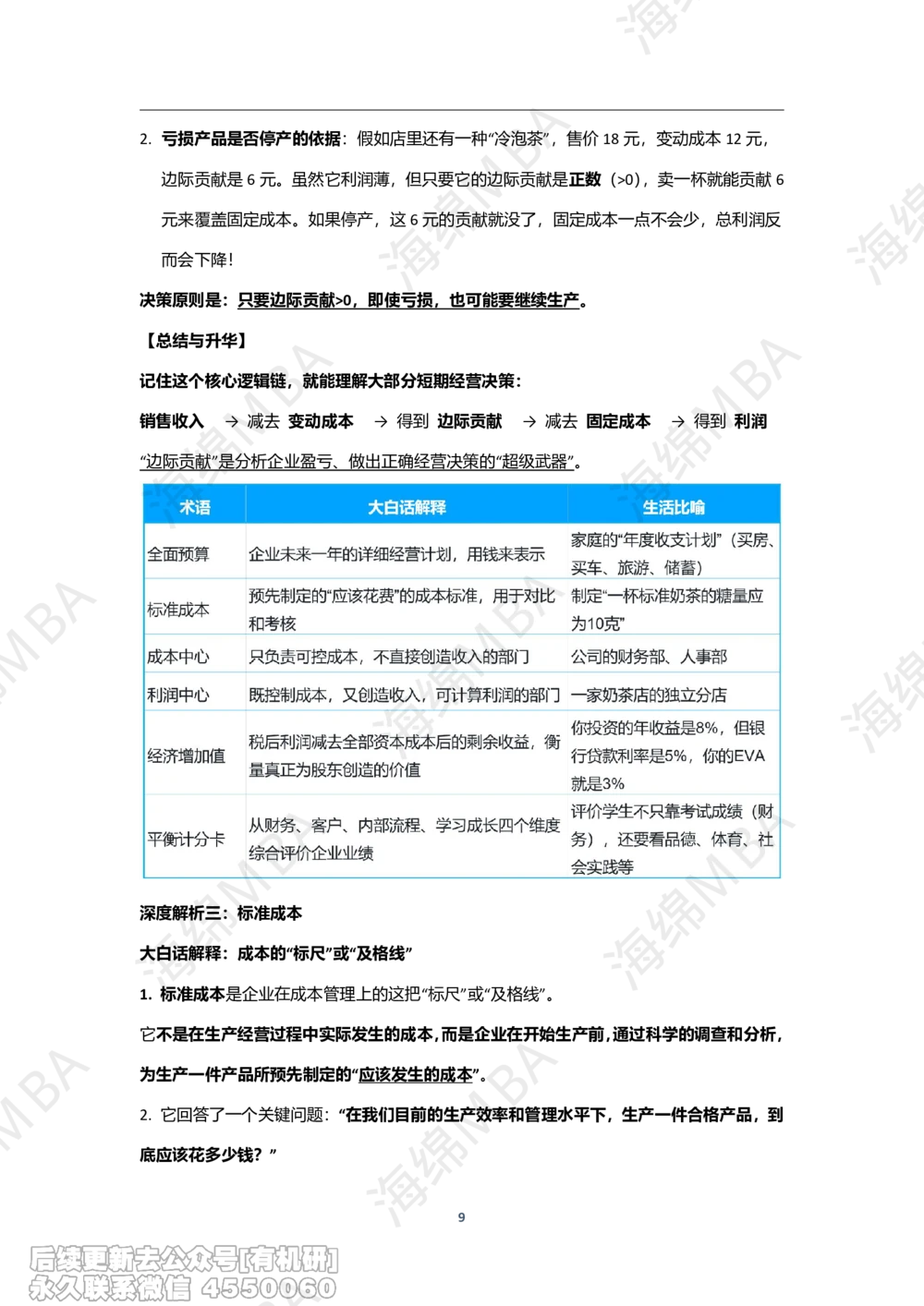 26跨考训练营成本管理_26考研复试_复试网课（最新版，含机构讲义）_02.2026管综类复试课程_01.海绵复试班_01.复试跨考补弱营赠_03.成本管理入门_跨考训练营成本管理讲义