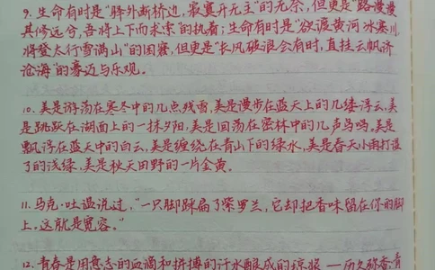 高分作文范文手写摘抄《时代精神的缩影》附带高分作文经典开头#作文#作文素材#抖音图文来了_中小学精品资料(高清可打印)_初中大全集高清资料整理版