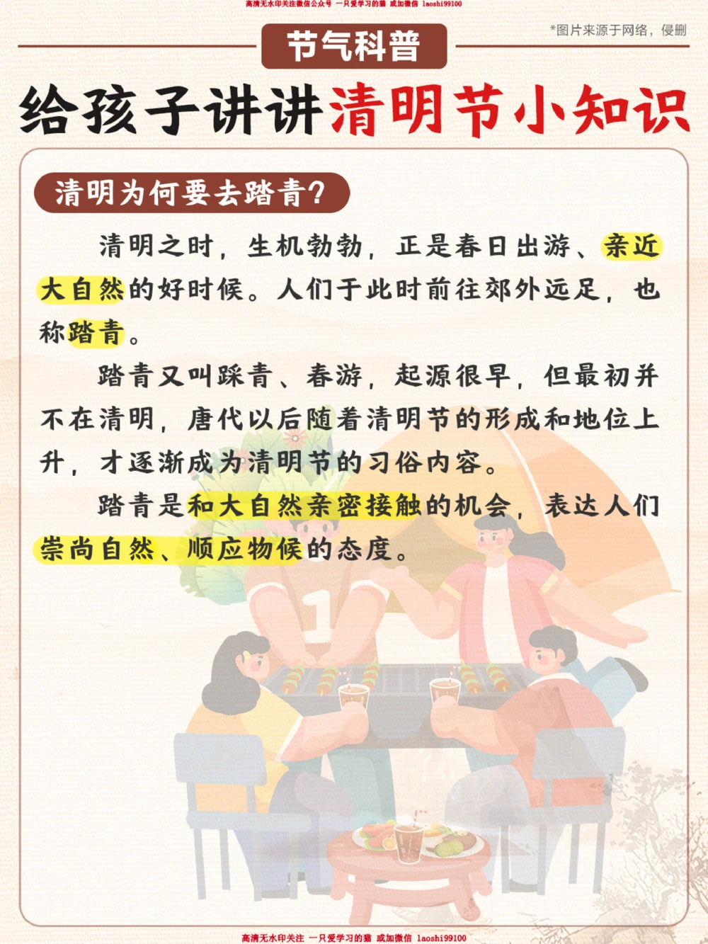 清明趣味知识_2025抖音最火小学全科全年级资料大全集超完整版_小学常识VIP资源禁止外传