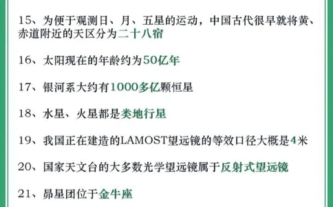 百科大全│100个天文小知识，为孩子收藏！_中小学精品资料(高清可打印)_百科知识大全集312份高清资料整理版