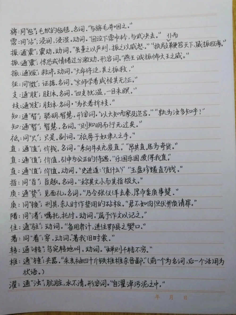 高中三年要考的文言文通假字都在这里了，建议每天看一遍#语文#文言文#手写笔记#图文伙伴计划#抖音图文来了_中小学精品资料(高清可打印)_初中大全集高清资料整理版