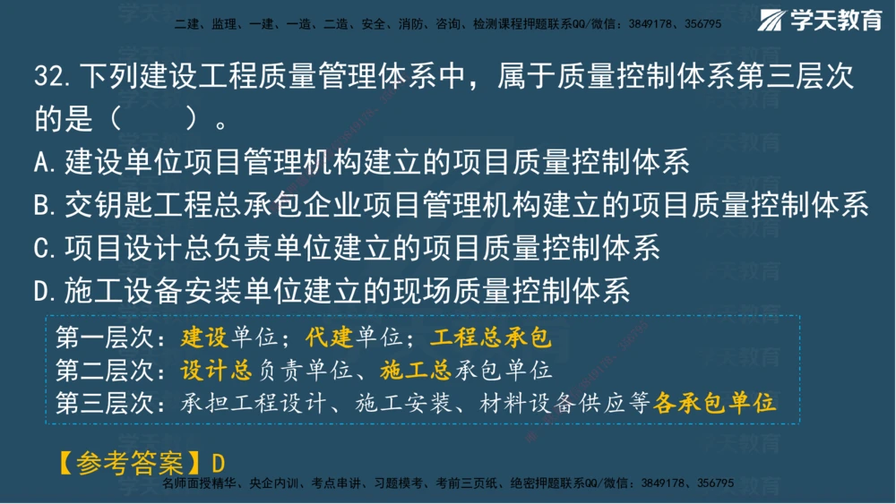 03.2025年一建《管理》模考测评（一）讲义_2026年一级建造师_2026年一建管理_2025年一建管理SVIP_03-习题精析✿实战特训✿模考通关_35-管理《模考测评班》梁鸿飞XT_--配套讲义--
