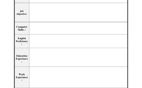 090.色彩英文_表格式_适用于应届生_1页式_无内容_有封面_26考研复试_复试真题、简历模板、补充资料（旧版资料）_考研经典面试系列（复试技巧调剂指导口语指导自我介绍导师模板）