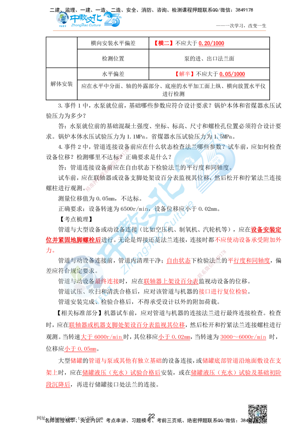 01.25一建机电实务-案例冲刺课（打印版）_2026年一级建造师_2026年一建机电_2025年一建机电SVIP_04-冲刺串讲✿考点强化✿小灶集训_46-机电《冲刺面授班》刘建军ZJ_课程讲义