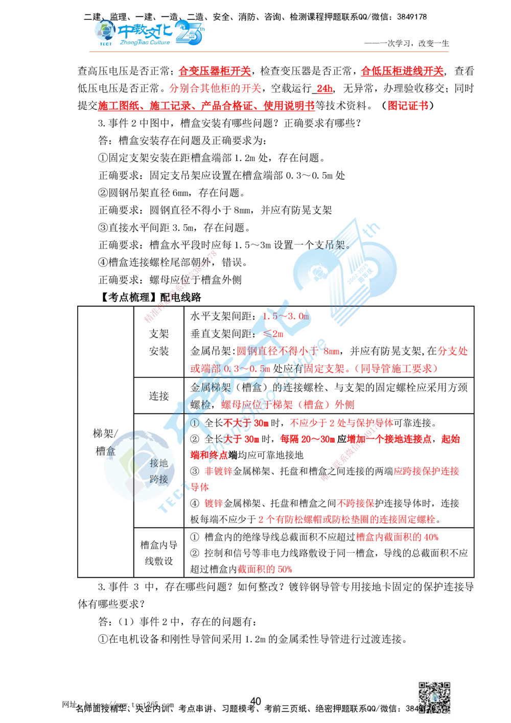 01.25一建机电实务-案例冲刺课（打印版）_2026年一级建造师_2026年一建机电_2025年一建机电SVIP_04-冲刺串讲✿考点强化✿小灶集训_46-机电《冲刺面授班》刘建军ZJ_课程讲义