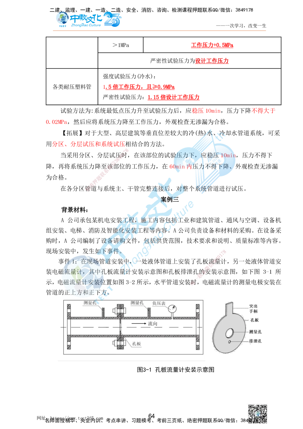 01.25一建机电实务-案例冲刺课（打印版）_2026年一级建造师_2026年一建机电_2025年一建机电SVIP_04-冲刺串讲✿考点强化✿小灶集训_46-机电《冲刺面授班》刘建军ZJ_课程讲义