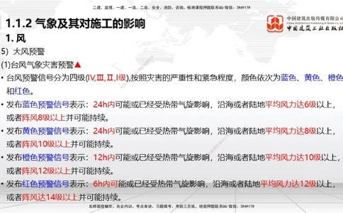 02节1.1.2气象及其对施工的影响-1.2.2港口与航道工程地形图和水深图的应用（12.18）_2026年一级建造师_2026年一建港航_2026年一建港航SVIP_02-基础精讲✿高端面授✿深度强化_讲义