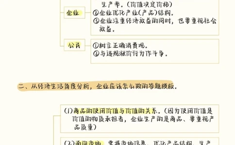 高中政治考95+必背答题模板，背了考试可以直接用，让你新学期考试如虎添翼#高中政治#高中#知识点总结#图文伙伴计划#抖音图文来了_中小学精品资料(高清可打印)