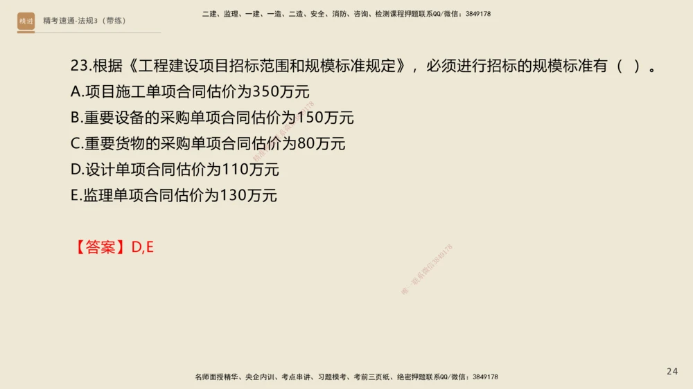 04.2025张峰-精考速通-法规3（带练）_2026年一建法规_2025年一建法规SVIP_03-习题精析✿实战特训✿模考通关_05-法规《精考速通带练》张峰HX_讲义