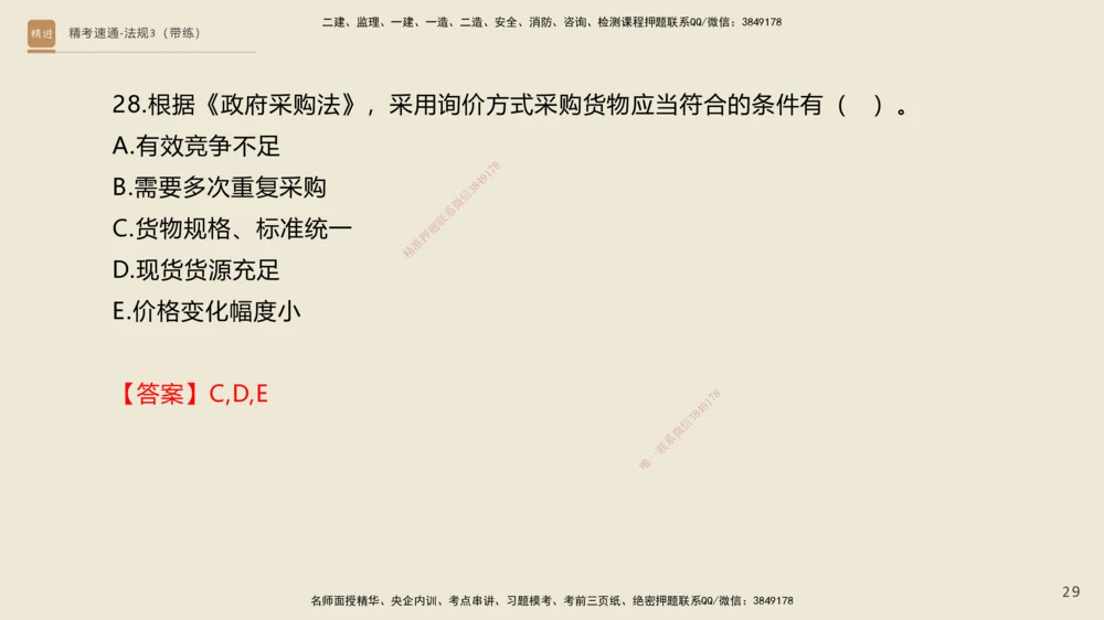 04.2025张峰-精考速通-法规3（带练）_2026年一建法规_2025年一建法规SVIP_03-习题精析✿实战特训✿模考通关_05-法规《精考速通带练》张峰HX_讲义