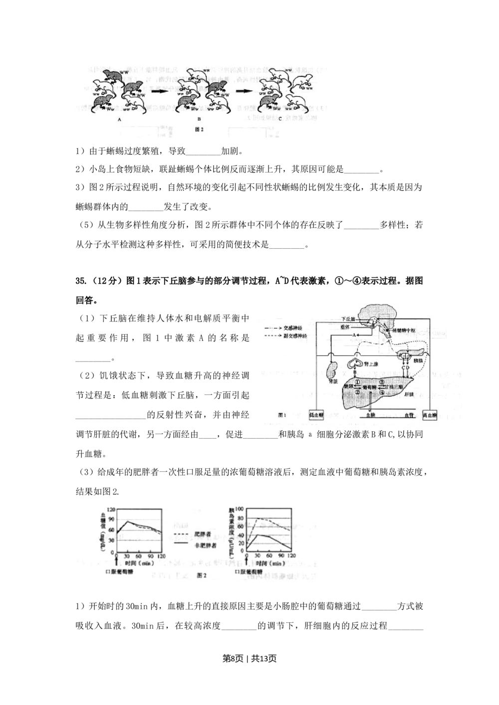 2009年高考生物试卷（上海）（空白卷）_生物历年高考真题_新&middot;Word版2008-2025&middot;高考生物真题_生物（按省份分类）2008-2025_2008-2022&middot;（上海）生物高考真题