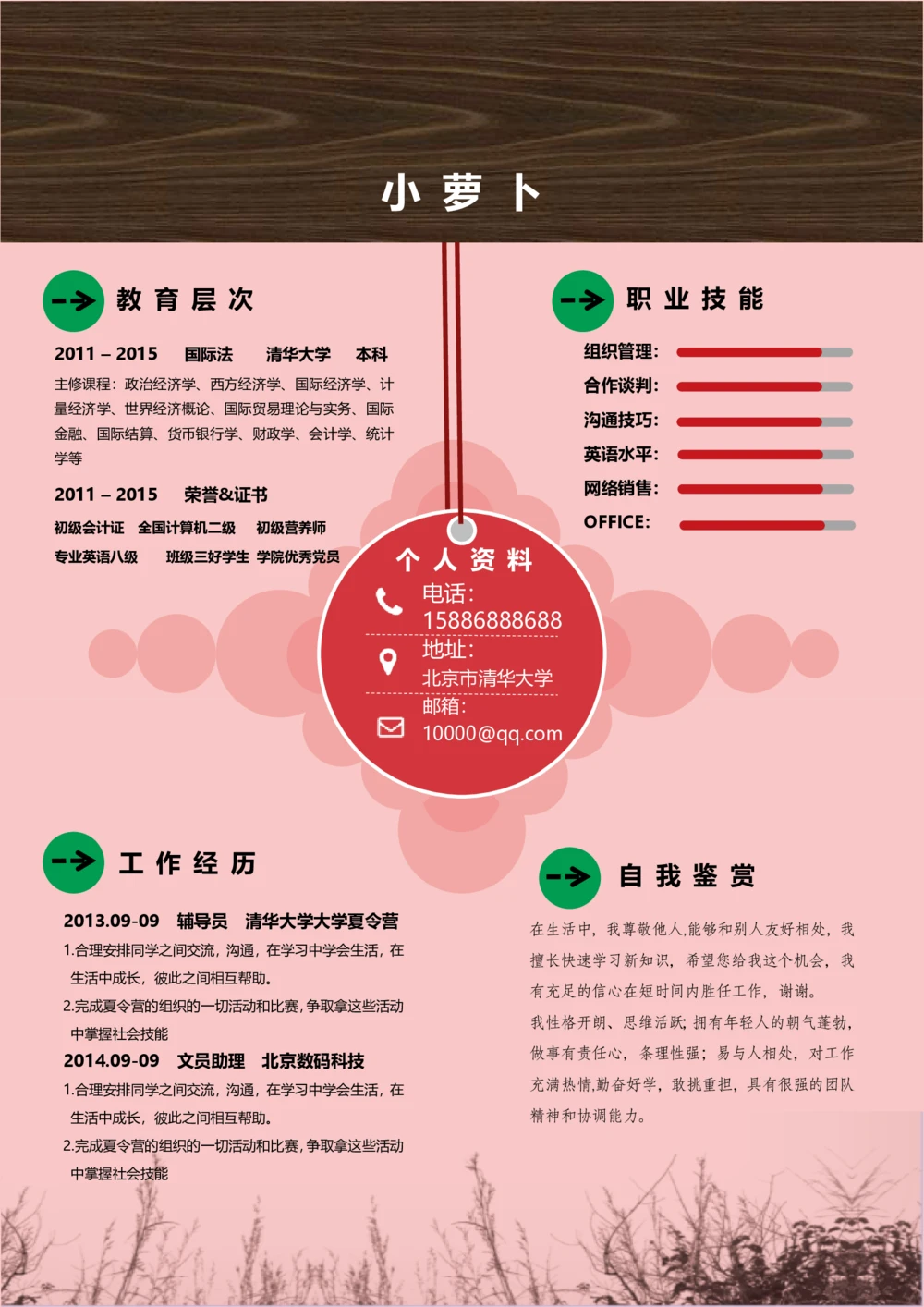 77_26考研复试_考研复试资料合集26_考研复试简历124款_106单页简历模板