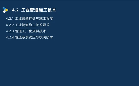 007-2025一建机电精讲工业管道施工技术_2026年一级建造师_2026年一建机电_2025年一建机电SVIP_02-基础精讲✿高端面授✿深度强化_19-机电《教材精讲班》刘忠海SMR_讲义