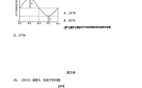 2009年高考地理试卷（浙江）（空白卷）_地理历年高考真题_新&middot;Word版2008-2025&middot;高考地理真题_地理（按省份分类）2008-2025_2008-2025&middot;（浙江）地理高考真题