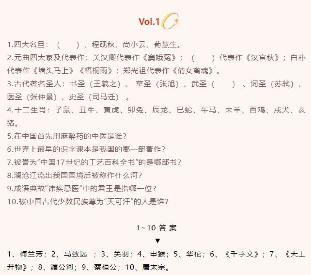 百科知识（一）_中小学精品资料(高清可打印)_百科知识大全集312份高清资料整理版