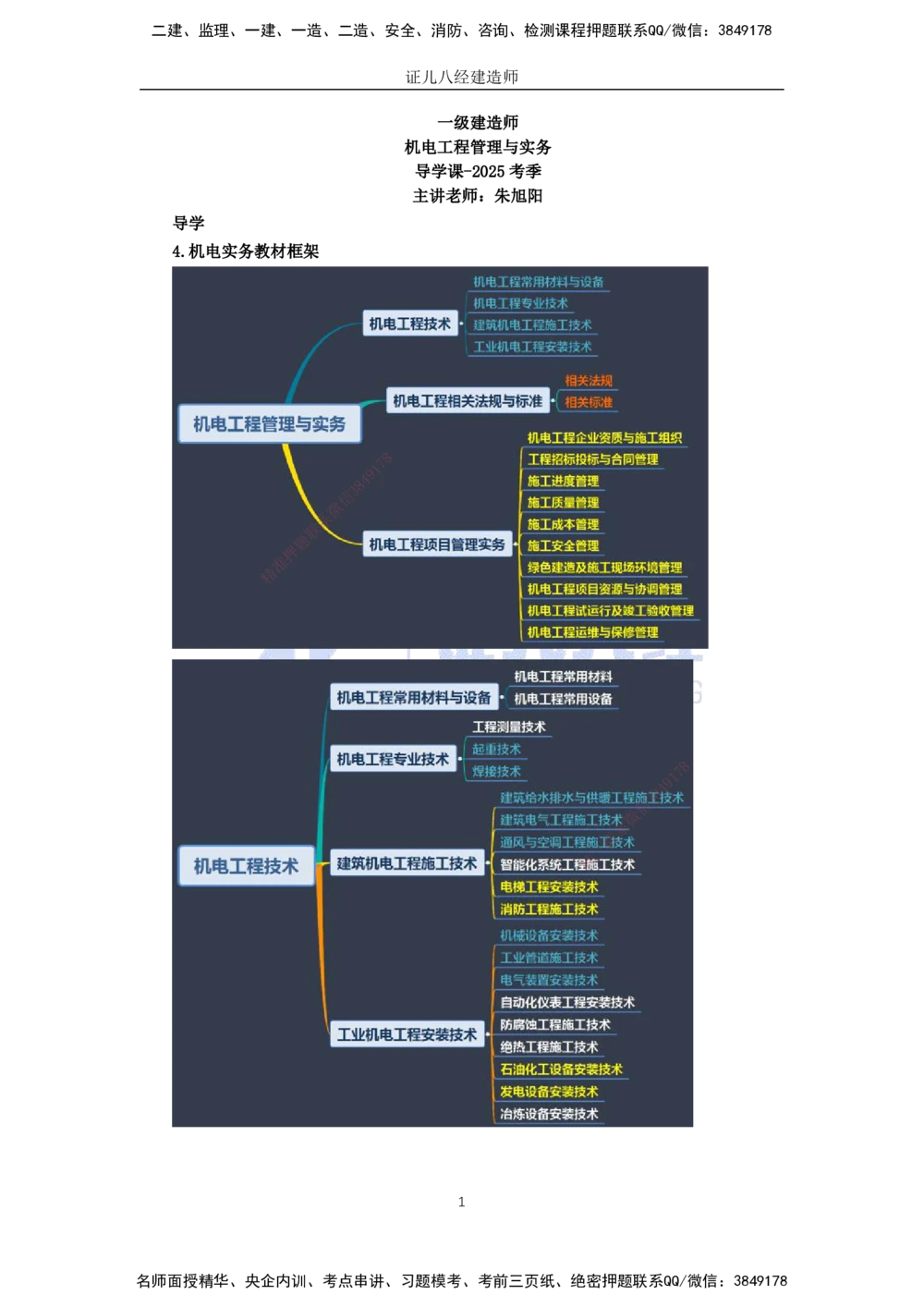 01.一建机电基础精学-02-导学2_2026年一级建造师_2026年一建机电_2025年一建机电SVIP_02-基础精讲✿高端面授✿深度强化_31-机电《基础精学课》朱旭阳ZBJ_讲义