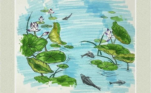 看画猜诗一首非常适合夏天的诗歌_中小学精品资料(高清可打印)_古诗词大全集281份高清资料整理版