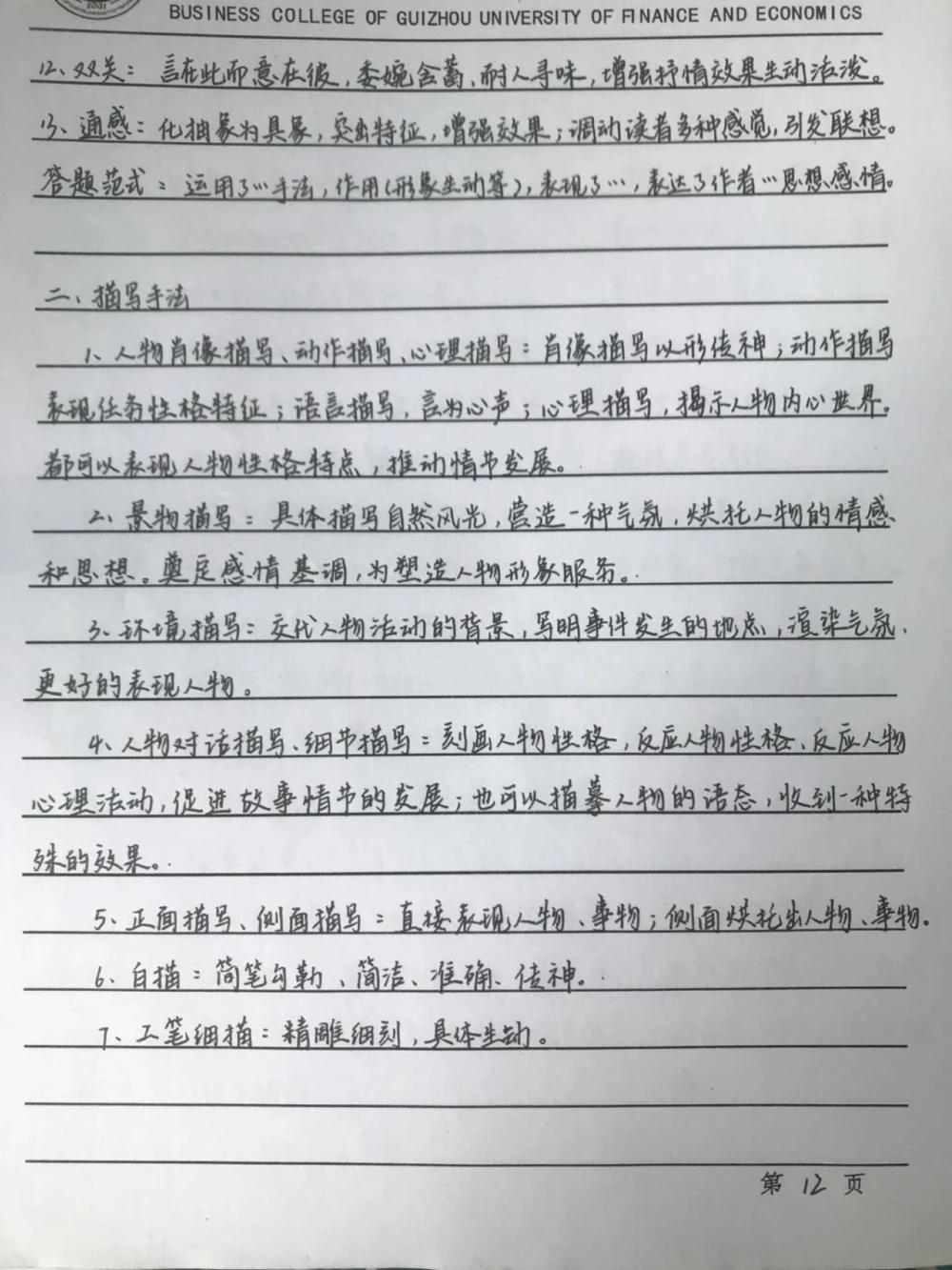 背熟这些你的语文阅读理解就厉害了#语文#阅读理解#手写笔记#图文伙伴计划#抖音图文来了_中小学精品资料(高清可打印)_初中大全集高清资料整理版