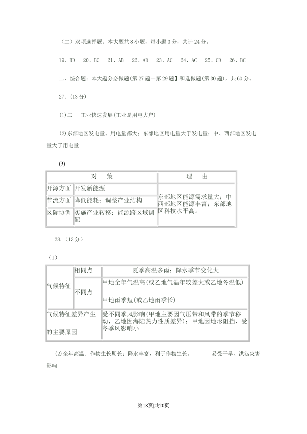 2008年高考地理试卷（江苏）（解析卷）_地理历年高考真题_新&middot;Word版2008-2025&middot;高考地理真题_地理（按试卷类型分类）2008-2025_自主命题卷&middot;地理（2008-2025）_江苏自主命题&middot;地理（2008-2025）